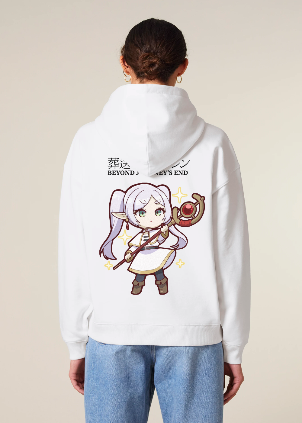 MADE IN JAPAN - THE MAGE® OVERSIZED WHITE HOODIE