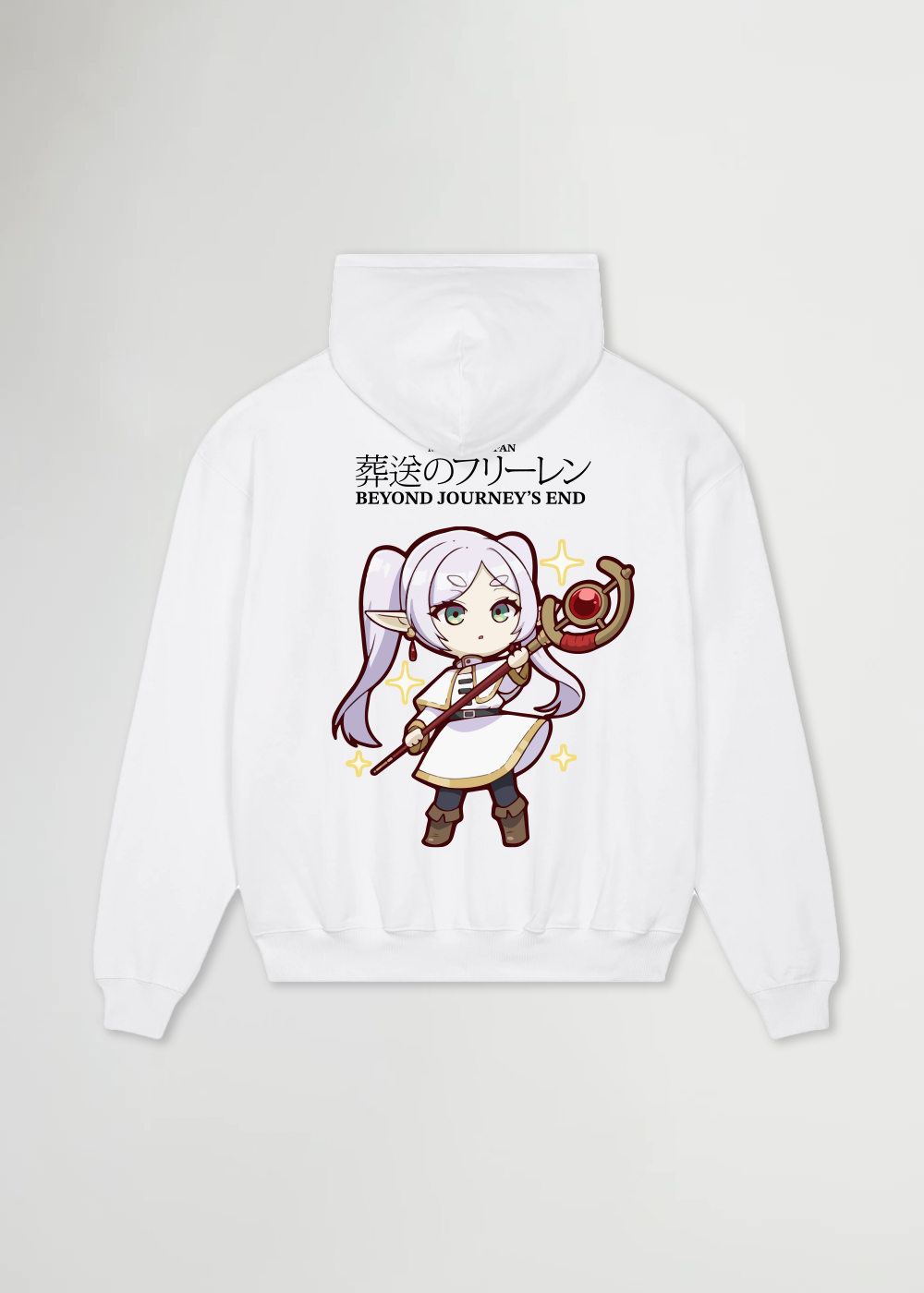 MADE IN JAPAN - THE MAGE® OVERSIZED WHITE HOODIE