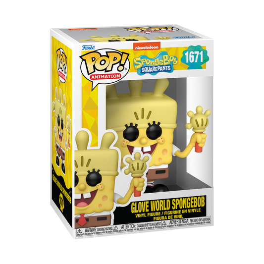 SpongeBob - POP! Spongebob w/ Glove Light *Pré-venda*