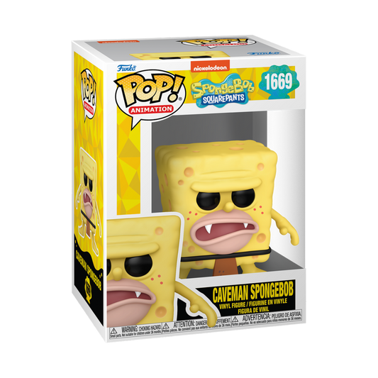 SpongeBob - POP! Caveman Spongebob *Pré-venda*