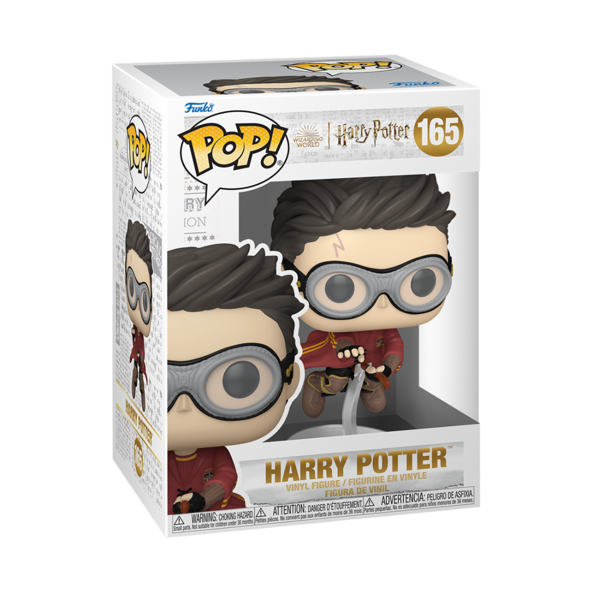 Harry Potter - POP! Harry & Broom (Quidditch) *Pré-Venda*