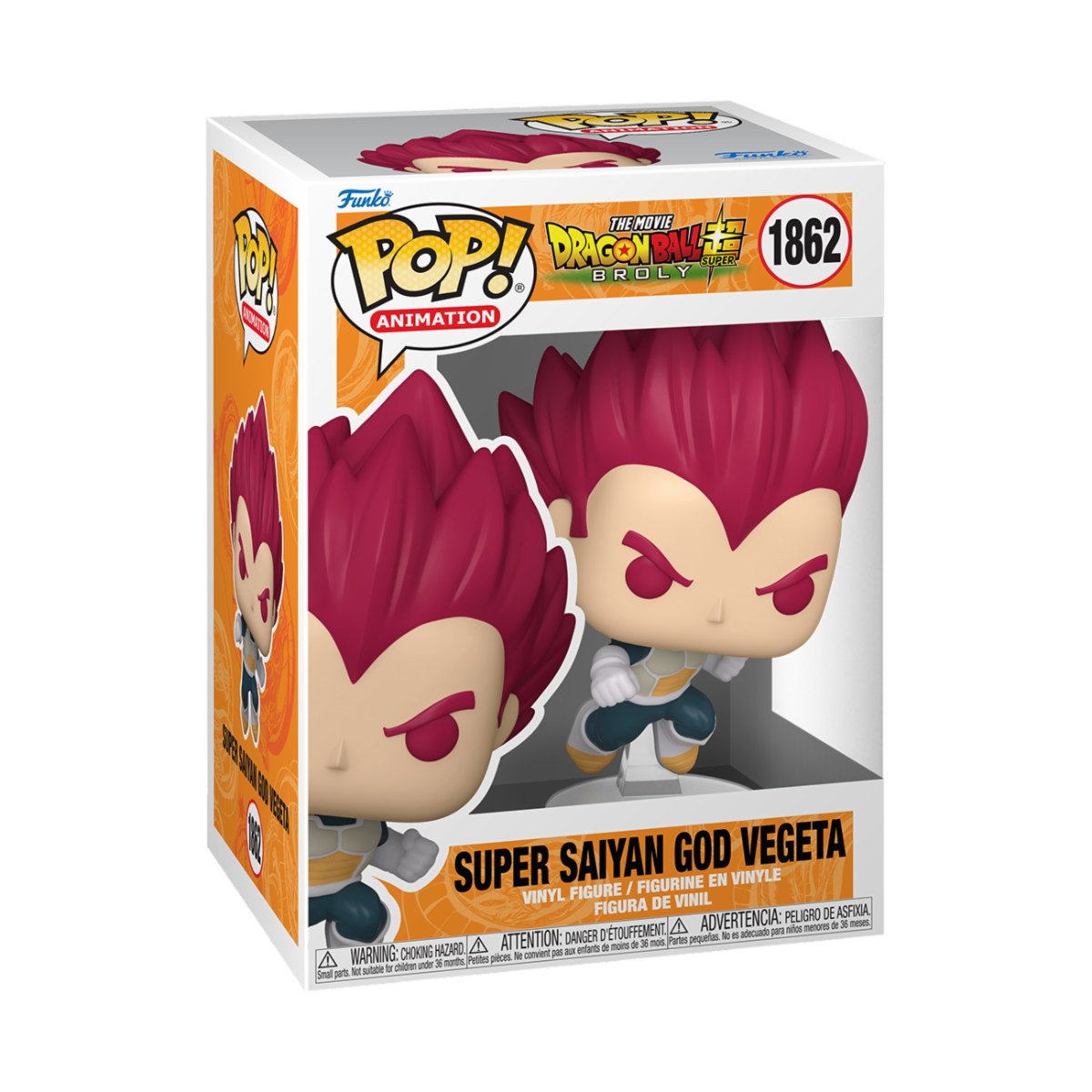 Dragon Ball - POP! Vegeta S.S. God *Pré-venda*