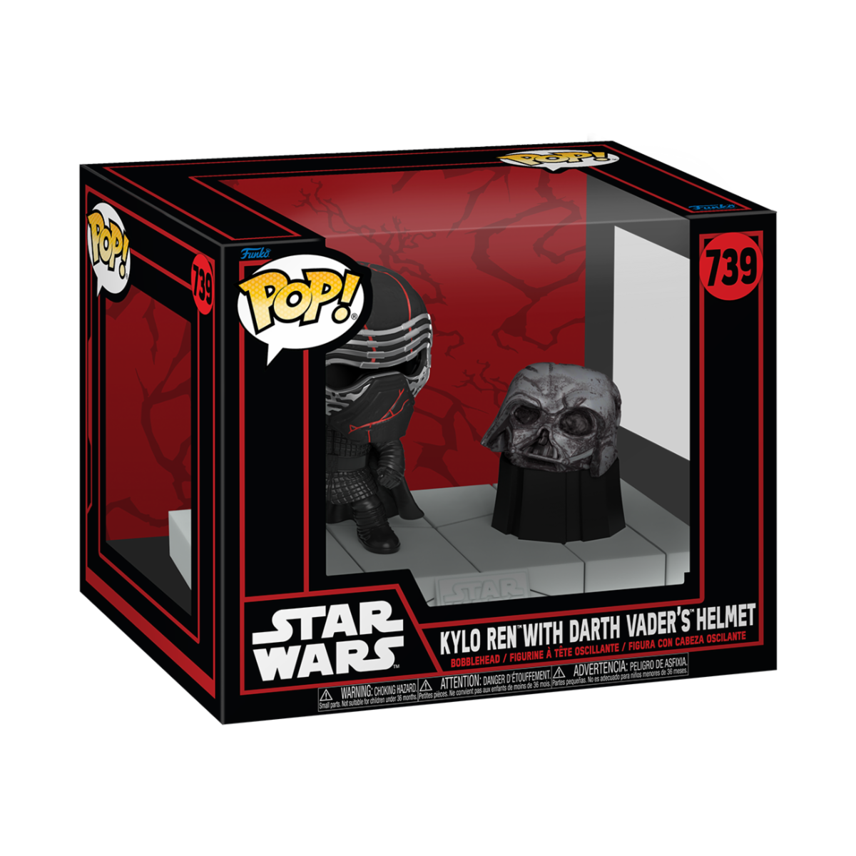 Star Wars - POP! Kylo Ren & Vader's Helmet *Pré-Venda*