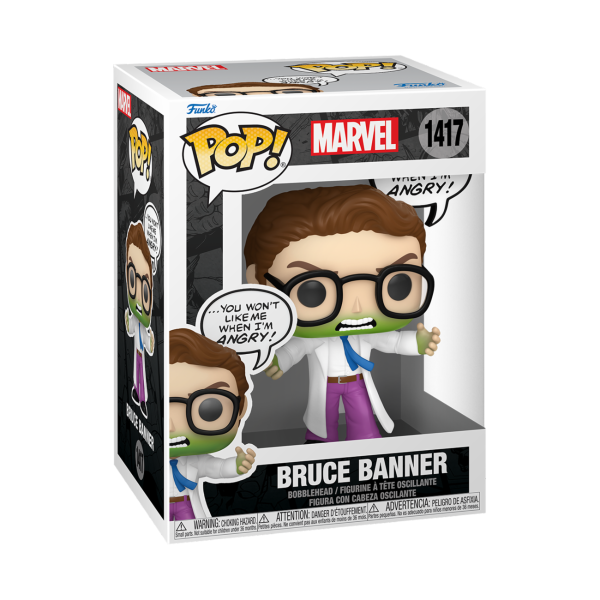 Marvel - POP! Bruce Banner(Don't Make me Angry) *Pré-Venda*