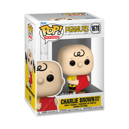 Peanuts - POP! Charlie Brown w/Kite *Pré-Venda*