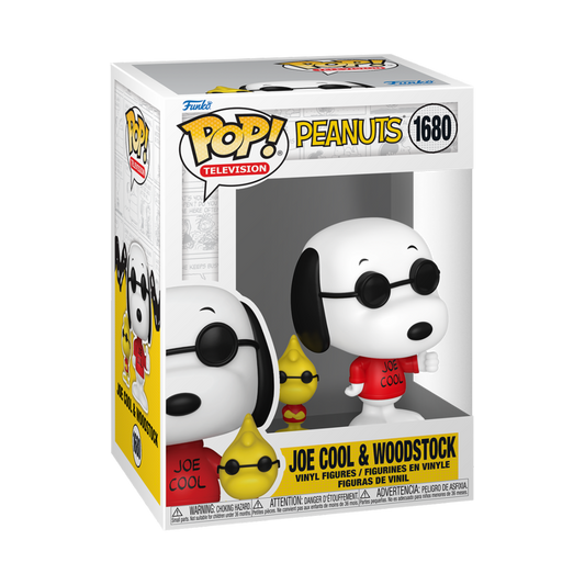 Peanuts - POP! Joe Cool w/Woodstock *Pré-Venda*