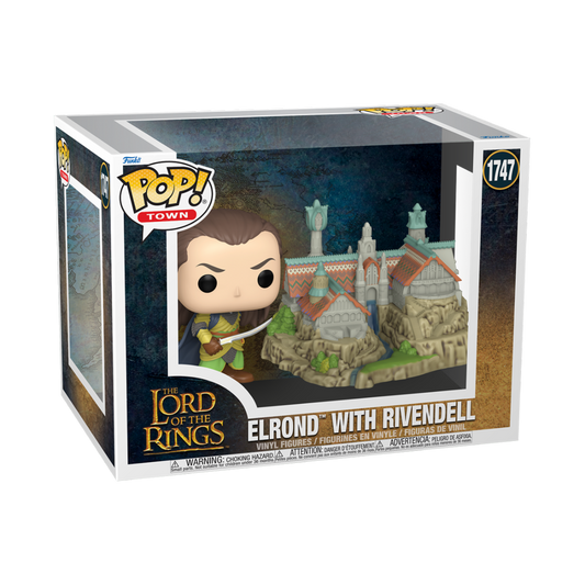 Senhor dos Anéis - POP! Elrond & Rivendell *Pré-venda*