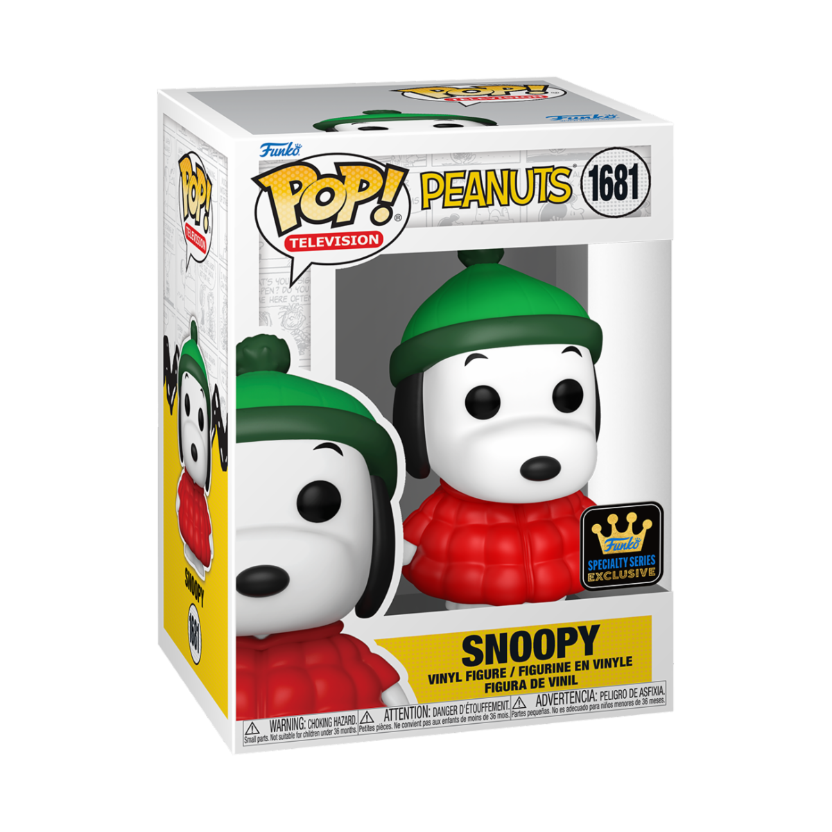 Peanuts - POP! Snoopy in Coat *Pré-Venda*