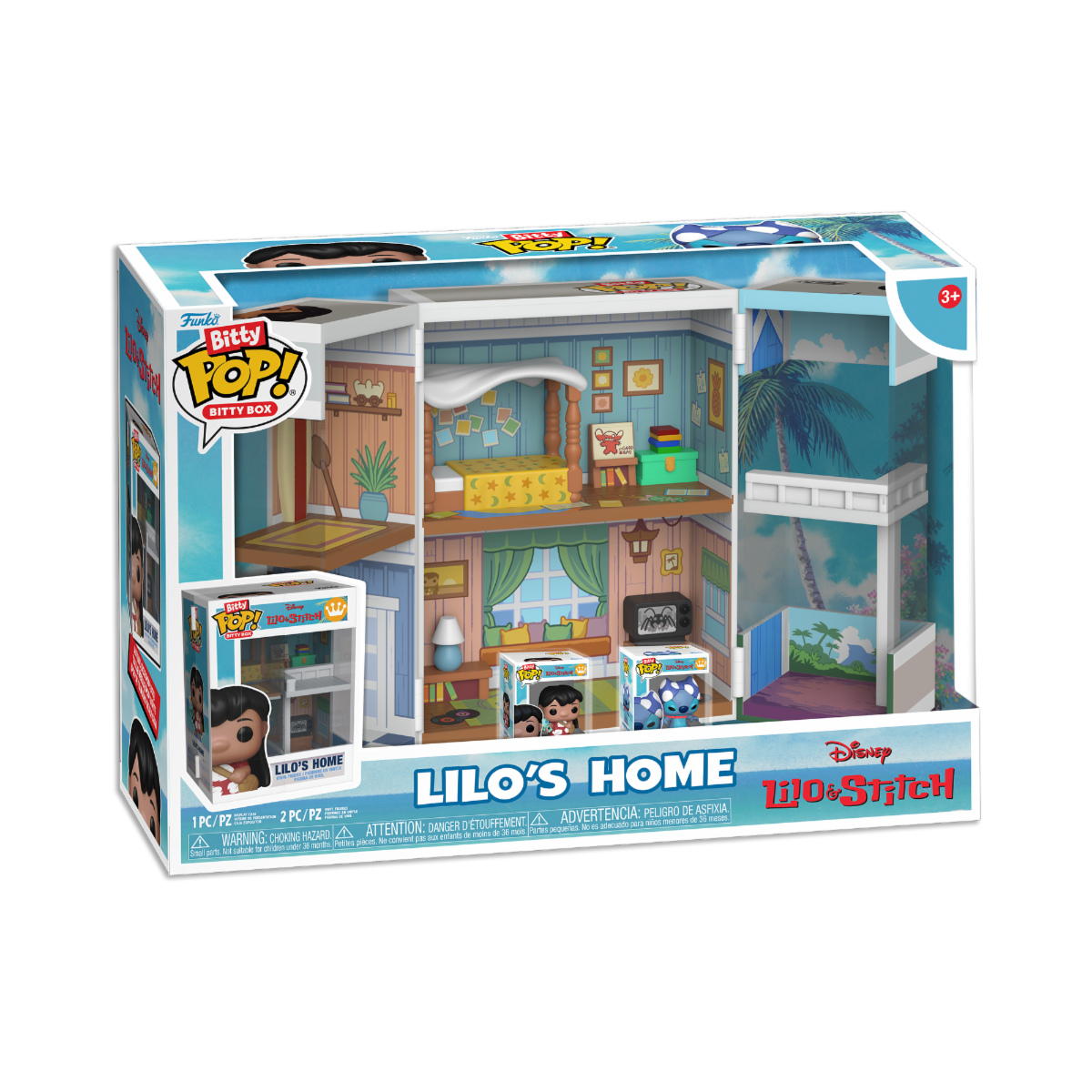 Lilo & Stitch - Bitty POP! Boxes Lilo's Home *Pré-Venda*