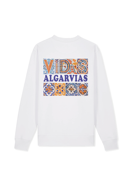 POSSESSIVO - SWEATSHIRT BRANCA VIDAS ALGARVIAS