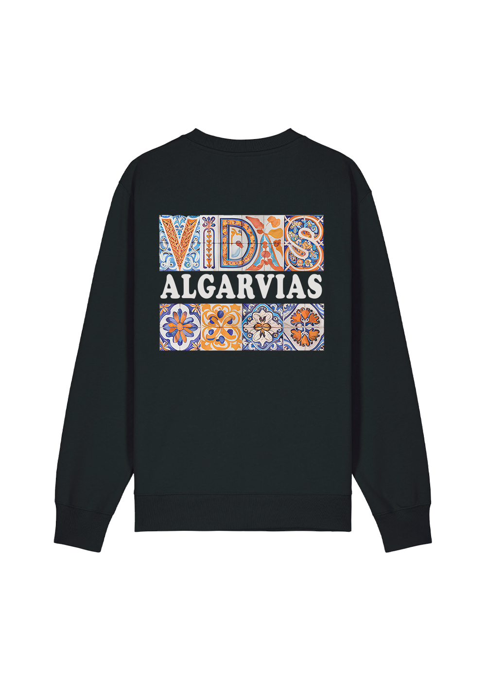 POSSESSIVO - SWEATSHIRT PRETA VIDAS ALGARVIAS