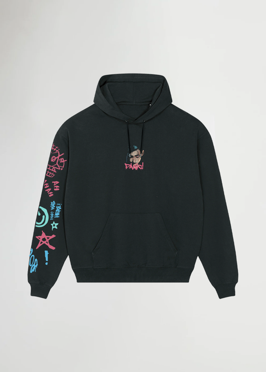 Made in Japan - PANIC® BLACK HOODIE