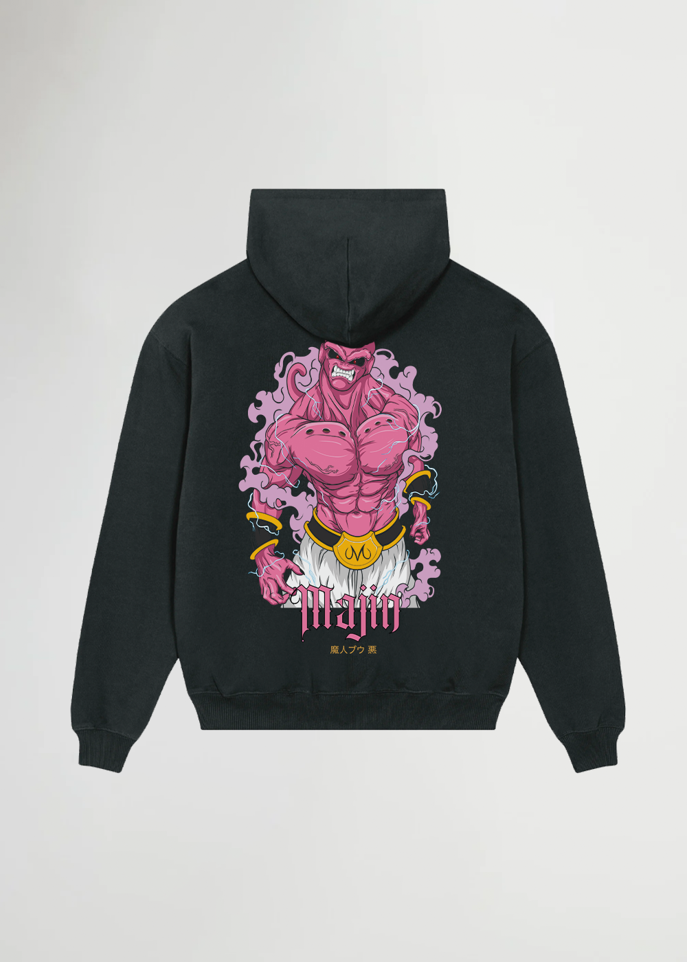 MADE IN JAPAN - MAJIN® OVERSIZE BLACK HOODIE