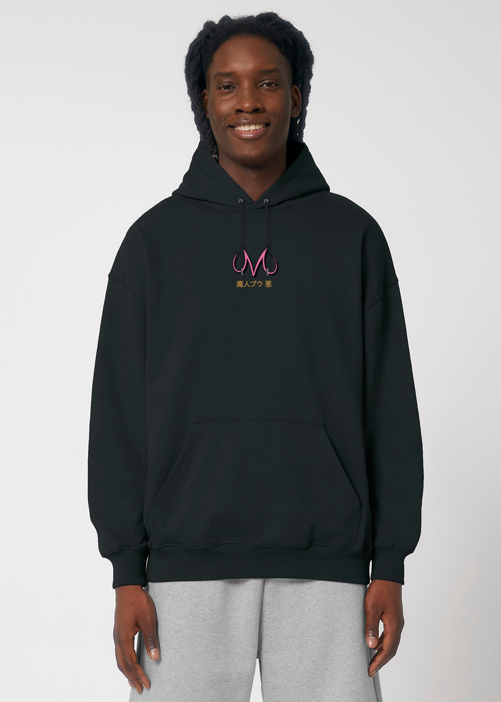 MADE IN JAPAN - MAJIN® OVERSIZE BLACK HOODIE