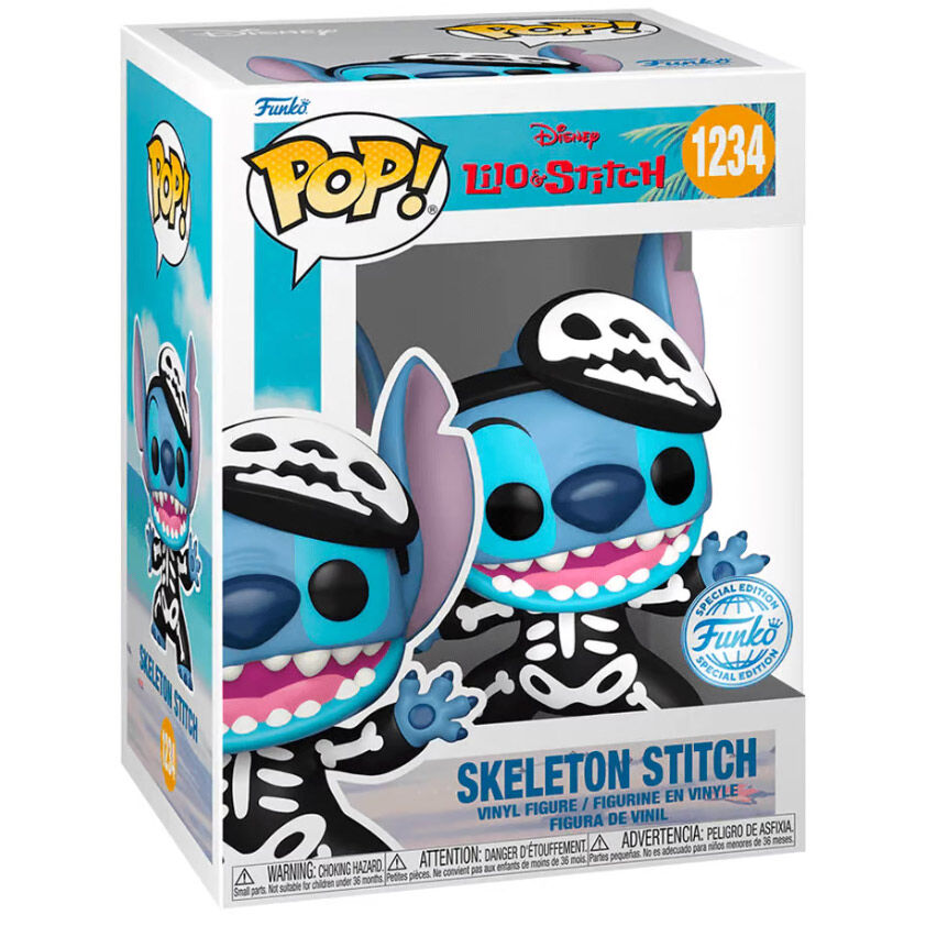 Lilo & Stitch - POP! Skeleton Stitch *Pré-Venda*