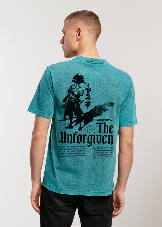 MADE IN JAPAN x FTW - THE UNFORGIVEN® TEAL BLACK ACID T-SHIRT